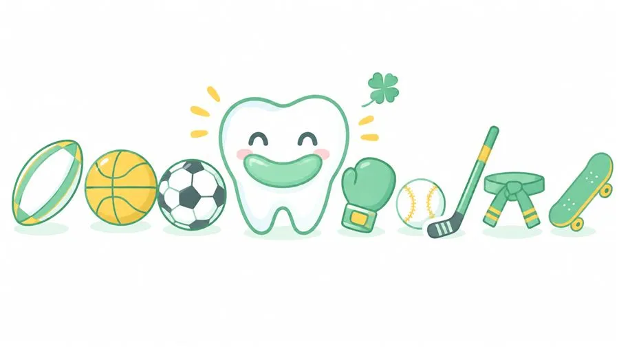 マウスガードをおすすめするスポーツのイラスト