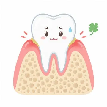 歯肉炎のイラスト