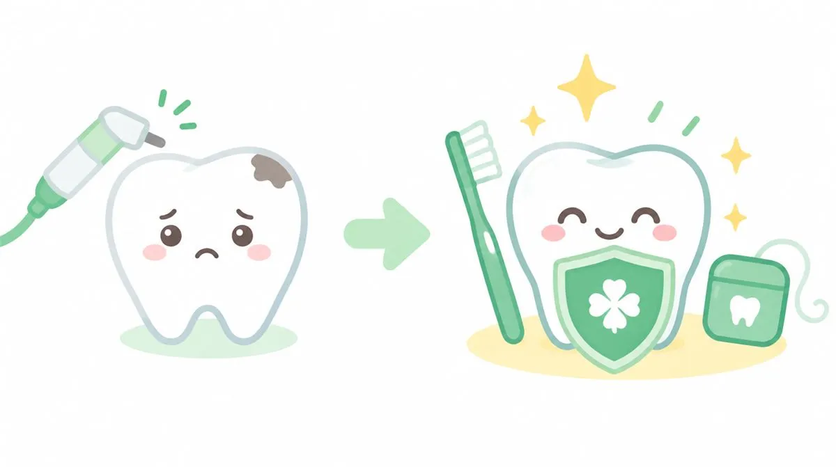 治療中心から予防中心への考え方のイラスト